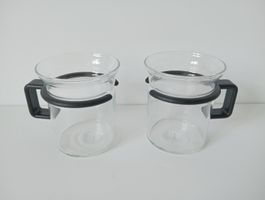 Vintage Bodum Bistro Gläser 2er Set Captain Picard Star Trek