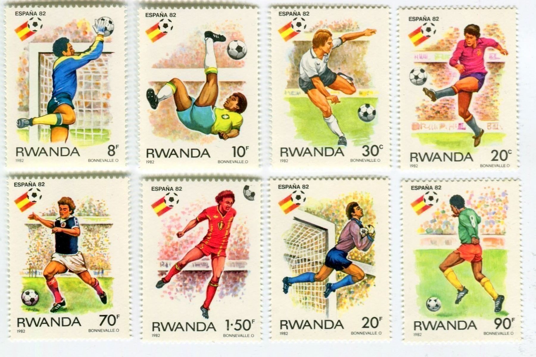 Alle Briefmarken: Briefmarken "Fussball". Ruanda. – Neu und originalverpackt aus Basel von Butsch5