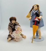 Figurine Heidi Ott- petite fille aux tresses
