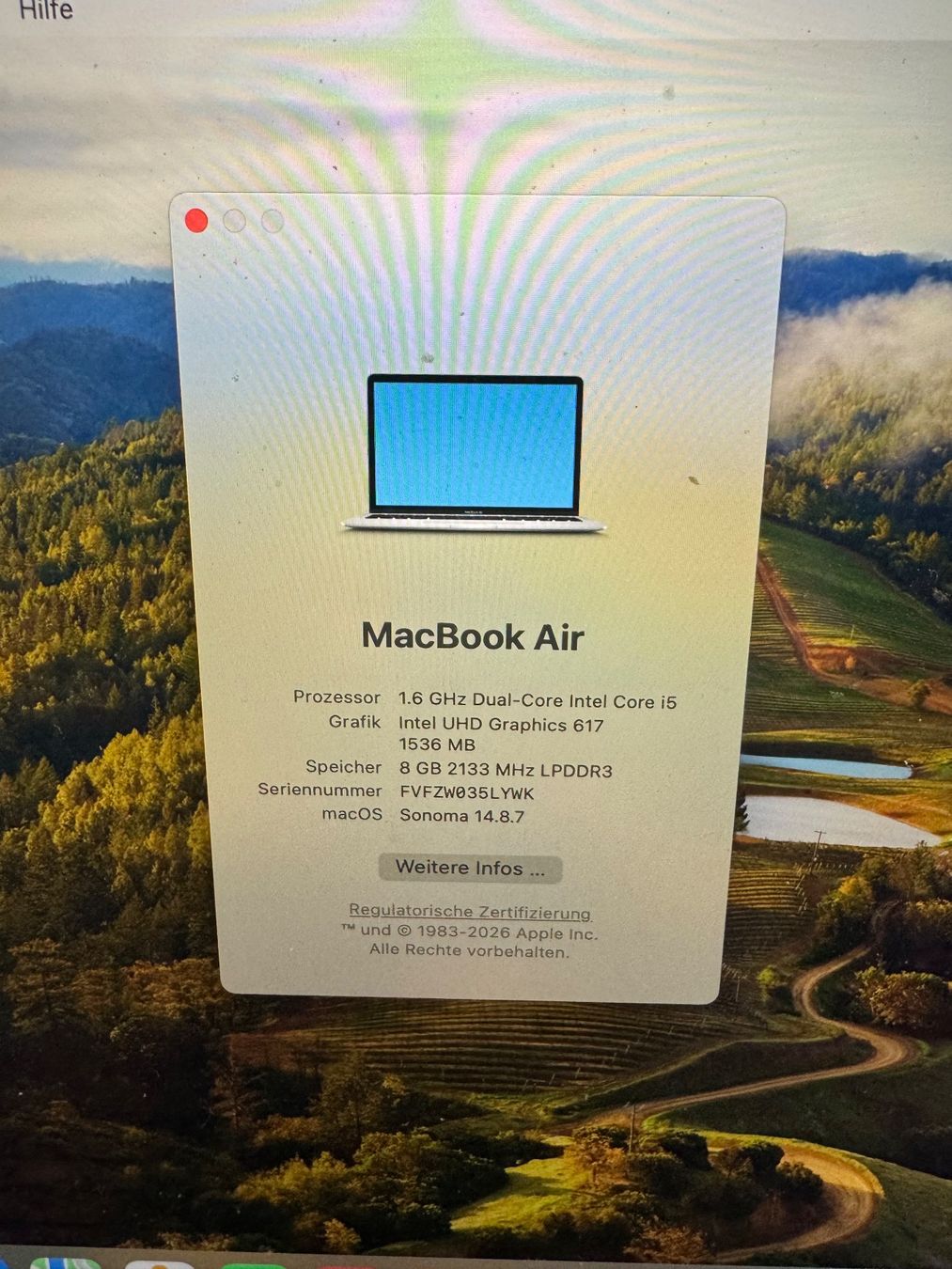Apple Notebook: MacBook Air Retina, 13 Zoll – Usato da Adliswil venduto da Busys 1