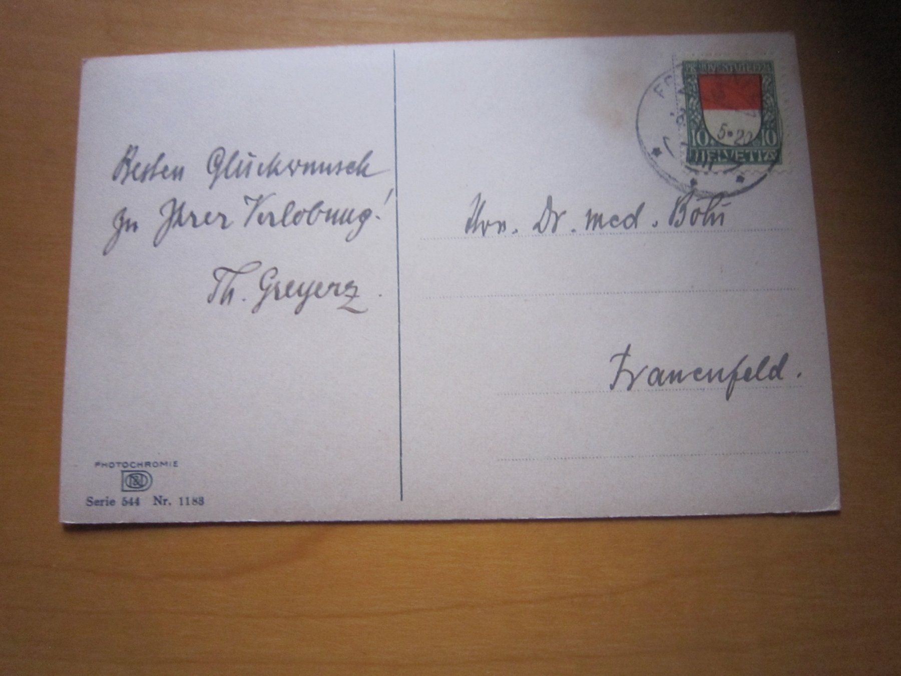Tutti i francobolli: PJ 1924 Solothurn auf Postkarte – Usato da Gordola venduto da Polentaefung