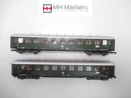 Liliput 2x Personenwagen 2. Klasse DB Ohne OVP DC GS H0