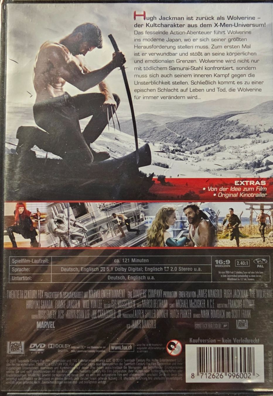 Tutti i DVDs: Wolverine - Weg des Kriegers – Nuovo e nell'imballaggio originale da Wahlen b. Laufen venduto da Cg10 1