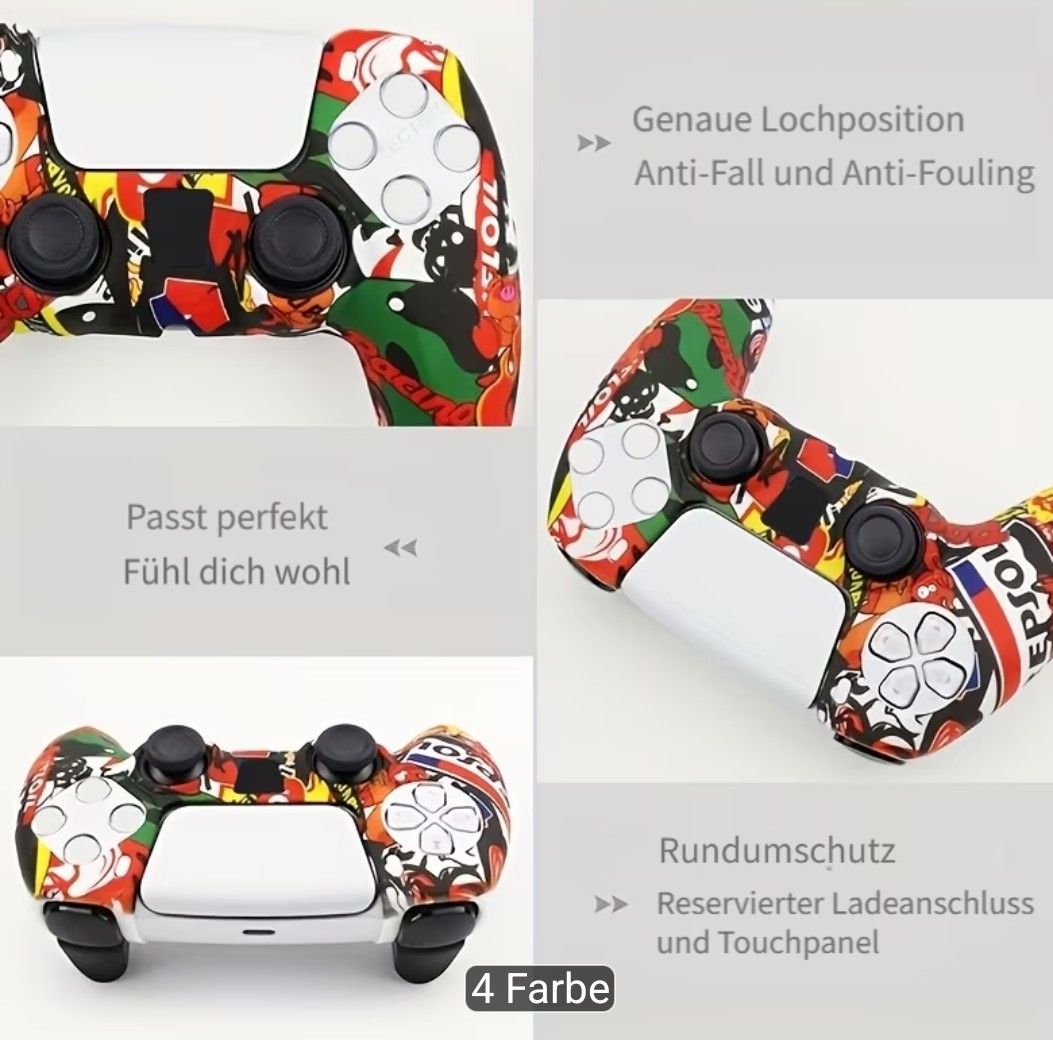 Sony Schutzhüllen: Playstation 5 Silikon Hülle zu Controller  – Neu und originalverpackt aus Rapperswil /Be von HS-Racing 2