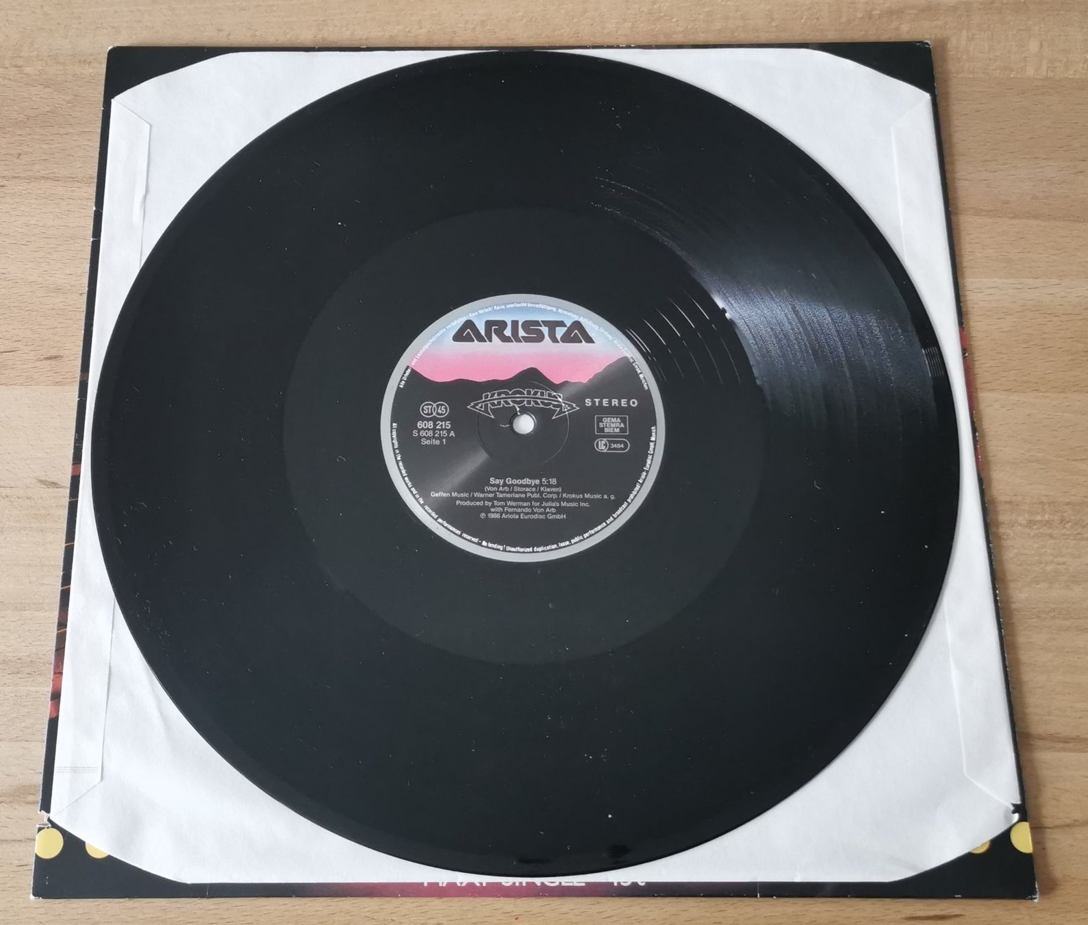 Dischi in vinile: KROKUS: Say goodbye 12" Maxi – Usato da Münchwilen TG venduto da Swb 3