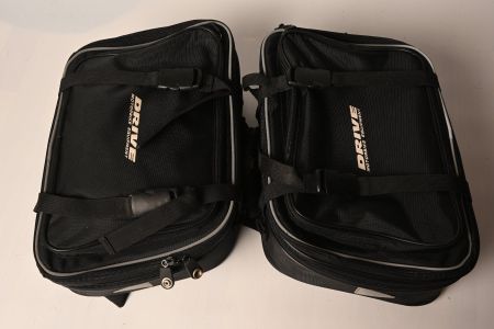 Paire de sacoches de selle pour moto extensibles - 30l à 46l