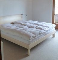 Massivholz-Doppelbett (Ahorn, 180x200cm)