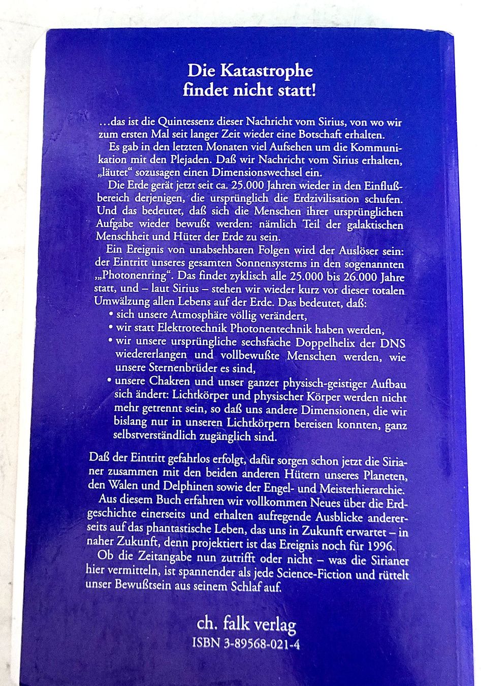 Libri: Nachricht von Sirius – Usato da Baar venduto da 2cvbaar 2