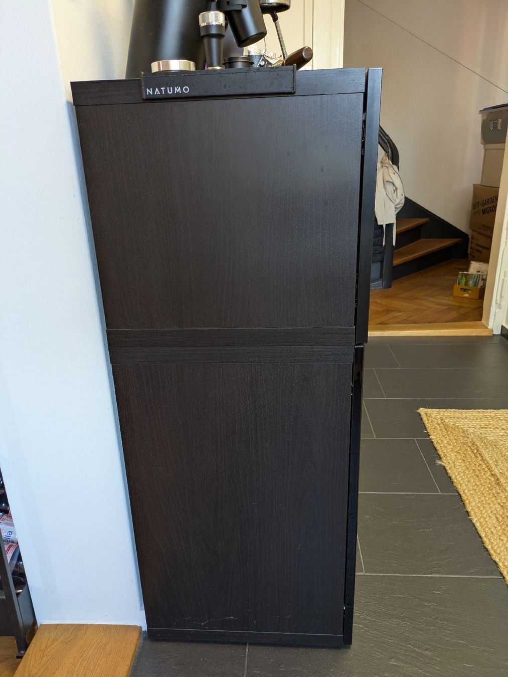 Étagères: Sideboard / Regal schwarz Holz / Glas hochglanz – D'occasion à Thalwil par esist88 2
