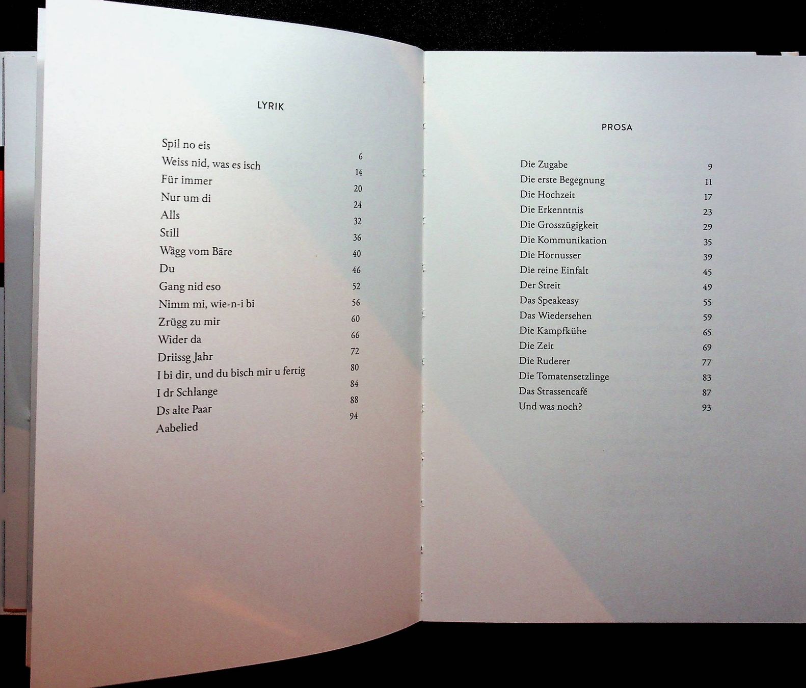 Bücher: Suter / Eicher Song Book Buch ohne CD Diogenes EA 2017 – Gebraucht aus Reitnau von Zaomir 1