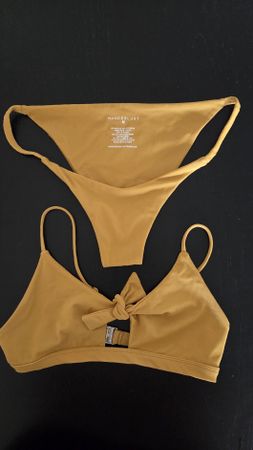 WANDERLUST Bikini Damen Gr. M Senfgelb/Ocker Zweiteiler
