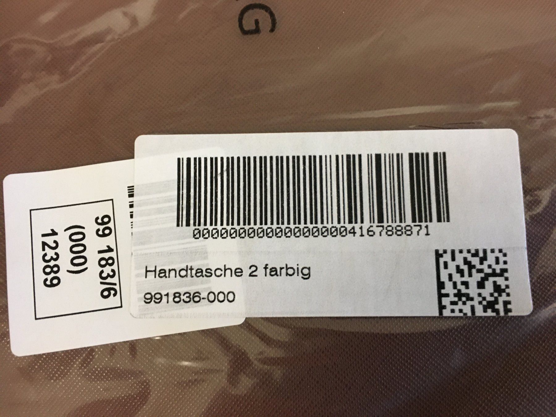 Taschen: Handtasche 2 farbig – Neu und originalverpackt aus Oftringen von Vucki 2