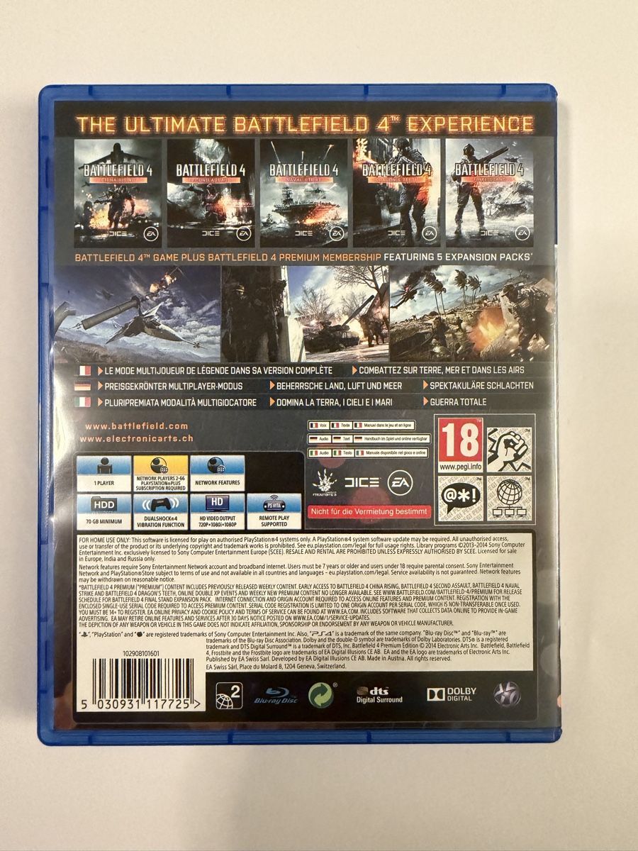 Sony Jeux: Battlefield 4 Ps4 Game – D'occasion à Hendschiken par Jamie2006 1