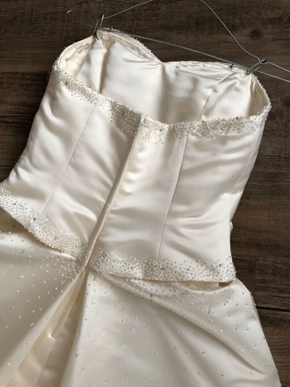 Vestiti: Brautkleid Gr.38 creme mit Tasche – Usato da Steffisburg venduto da Aare77 3
