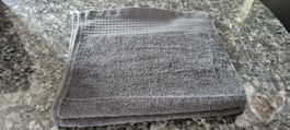 NOVITESSE Gästetuch Grau 30x50cm 100% Baumwolle neu