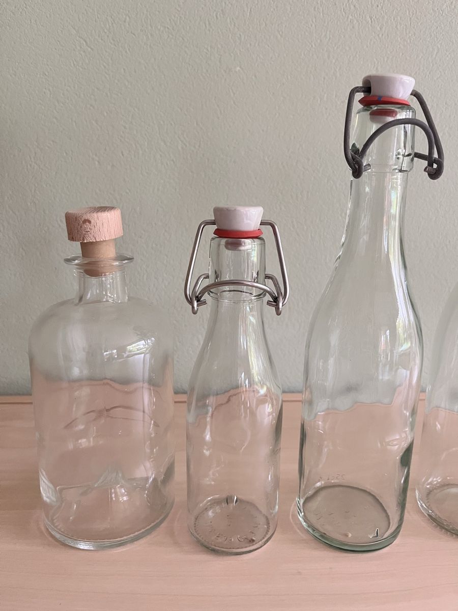 Contenitori & Simili: 6er Set Glasflaschen mit Bügelverschluss – Usato da Aarau venduto da PPhof96 1