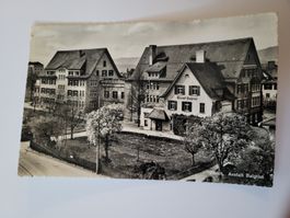 Ansichtskarte Zürich Anstalt Balgrist 1955 gelaufen Rmu