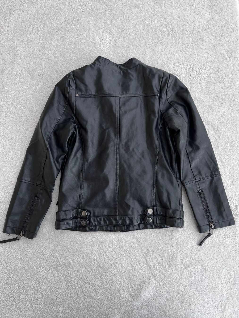 Giacche & Cappotti: Lederjacke (Kunstleder), Grösse 152, schwarz – Usato da Schüpfen venduto da Rolexx 1