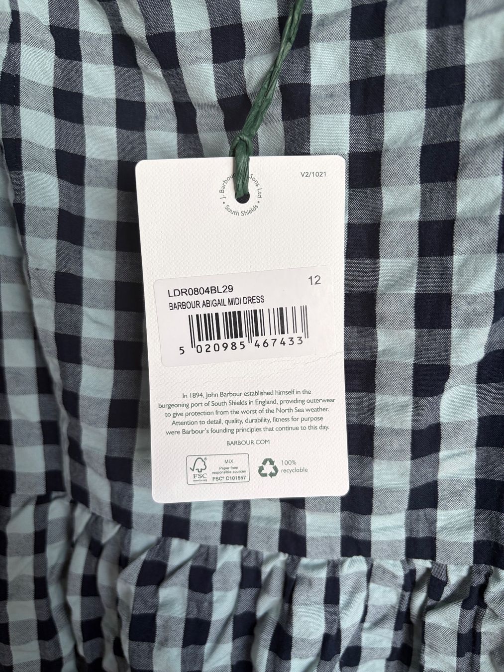 Barbour Vestiti: Barbour Abigail Midi Dress New – Nuovo e nell'imballaggio originale da Hergiswil NW venduto da irinagraf 2