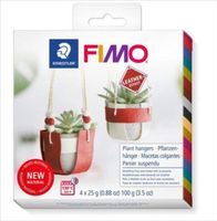 FIMO Set Modeliermasse Leather-effect Pflanzenhänger
