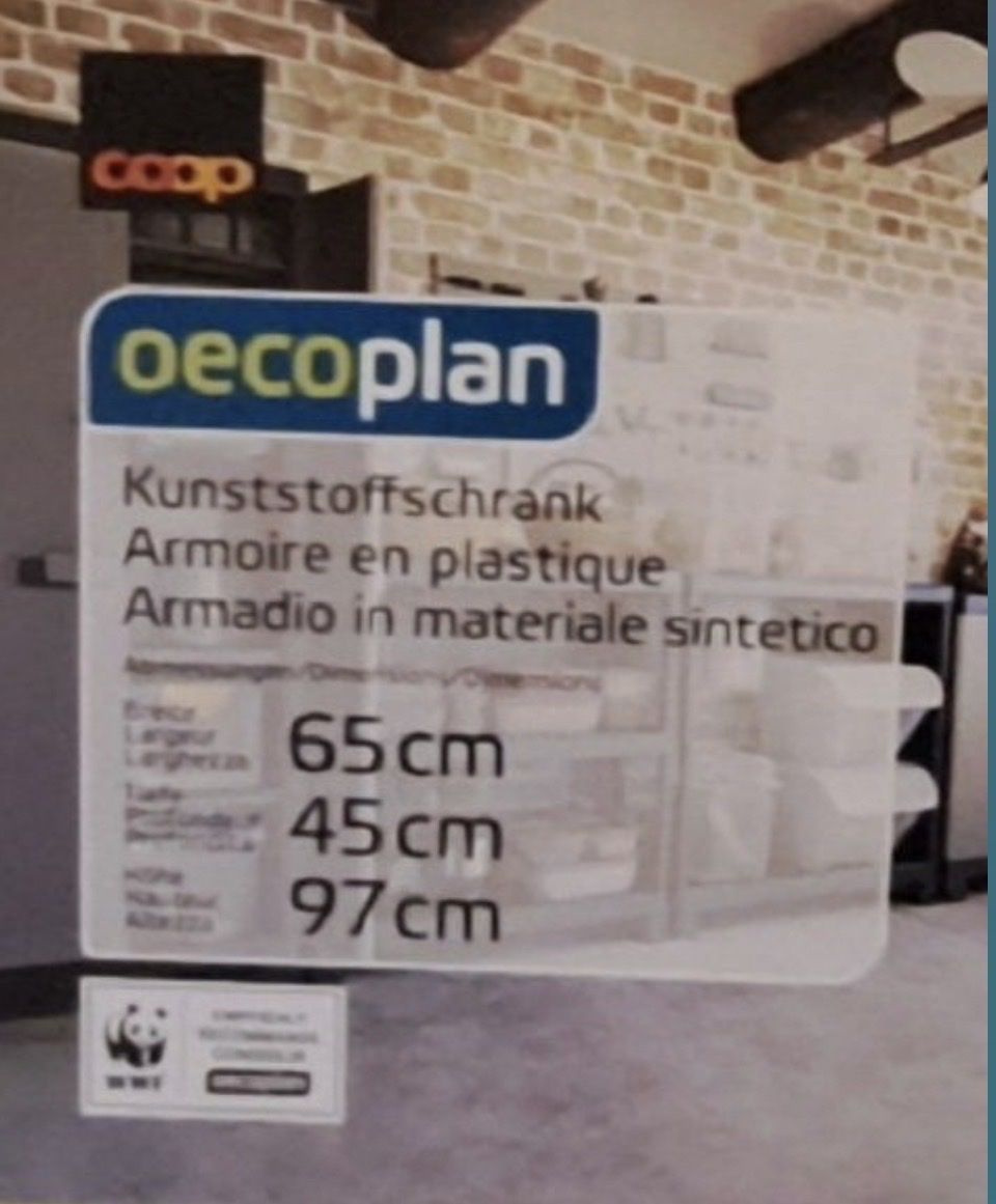 Armadi: Oecoplan Kunststoffschrank – Nuovo e nell'imballaggio originale da Frauenfeld venduto da berk39 3