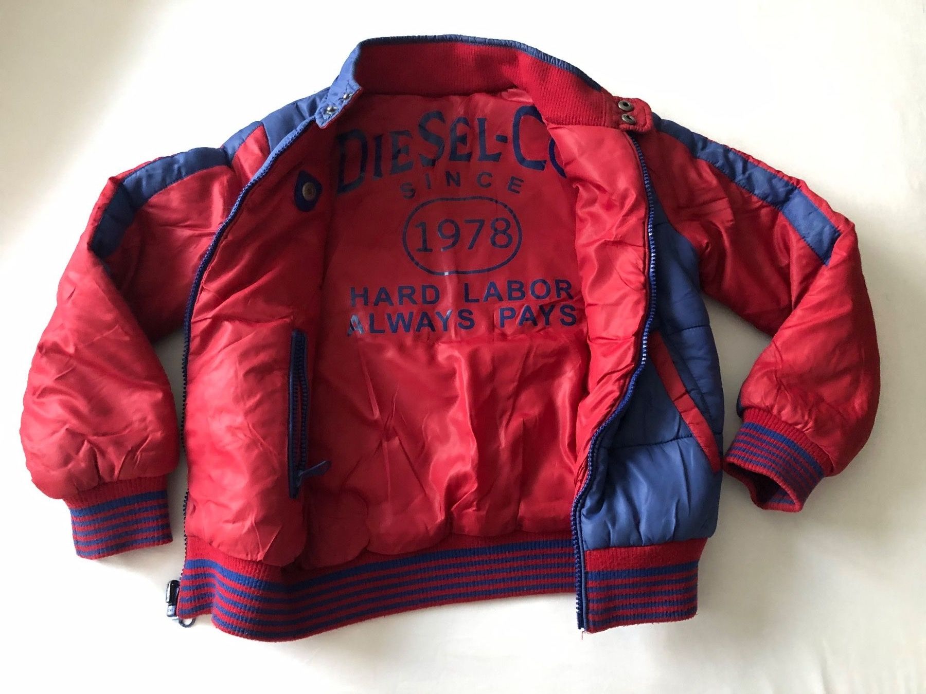 Diesel Giacche & Cappotti: Diesel Reversible Bomberjacke Gr 122 – Usato da Egg b. Zürich venduto da egg2665 2