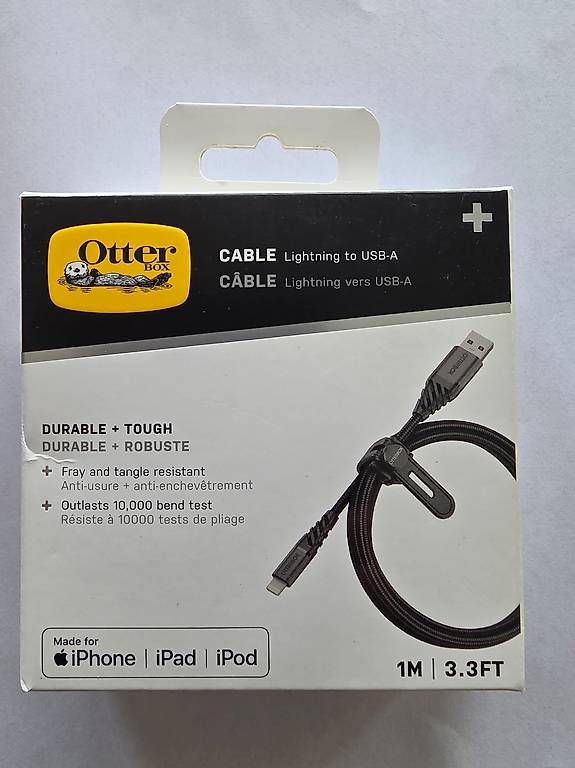 Cavi: NEU OtterBox iPhone/iPad/iPod Kabel 1m Lightning auf USB-A  – Usato da Thun venduto da sek_76bk