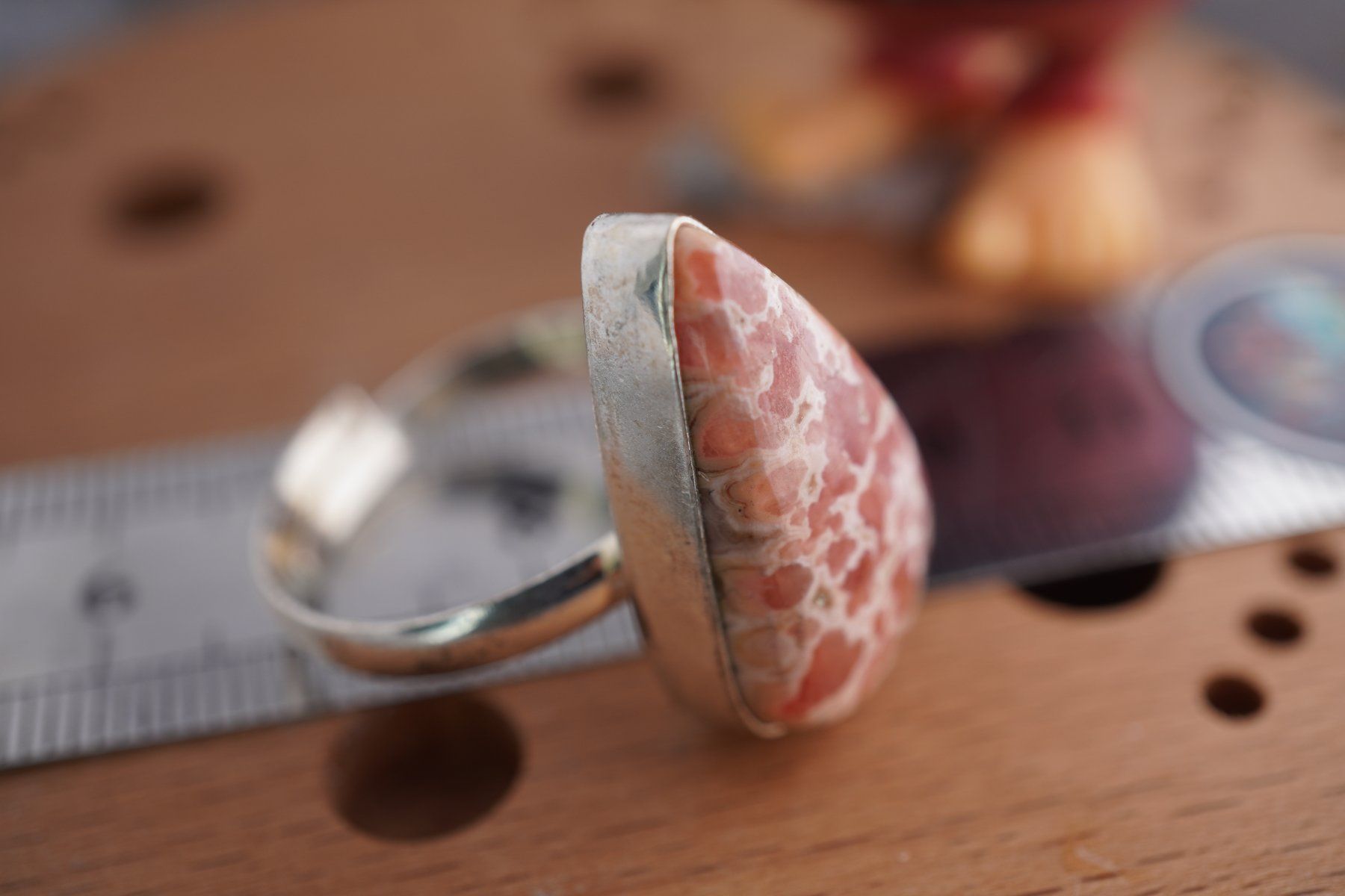 Minéraux & Lithothérapie: Rhodochrosit   ring Grösse  Variabel     (Räumung!) – Neuf avec emballage d'origine à Eschenbach SG par topstone 3