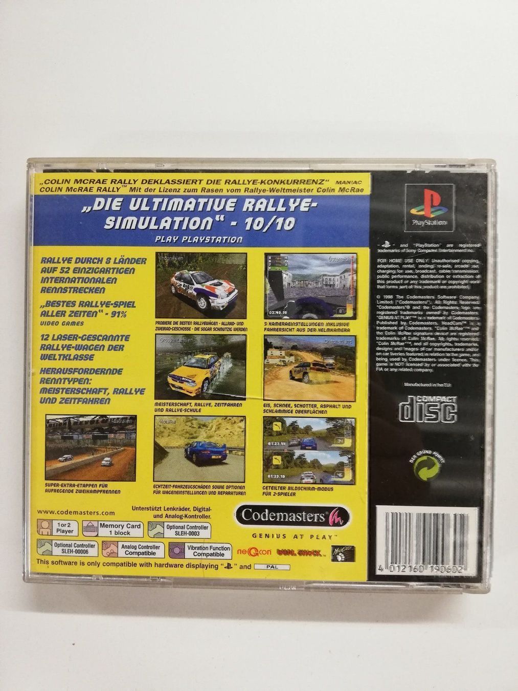 Sony Spiele: Colin McRae Rally / Sony Playstation 1 – Gebraucht aus St. Gallen von zorro_dc 1