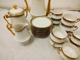 Limoges Kaffeeservice, Porzellan, vintage