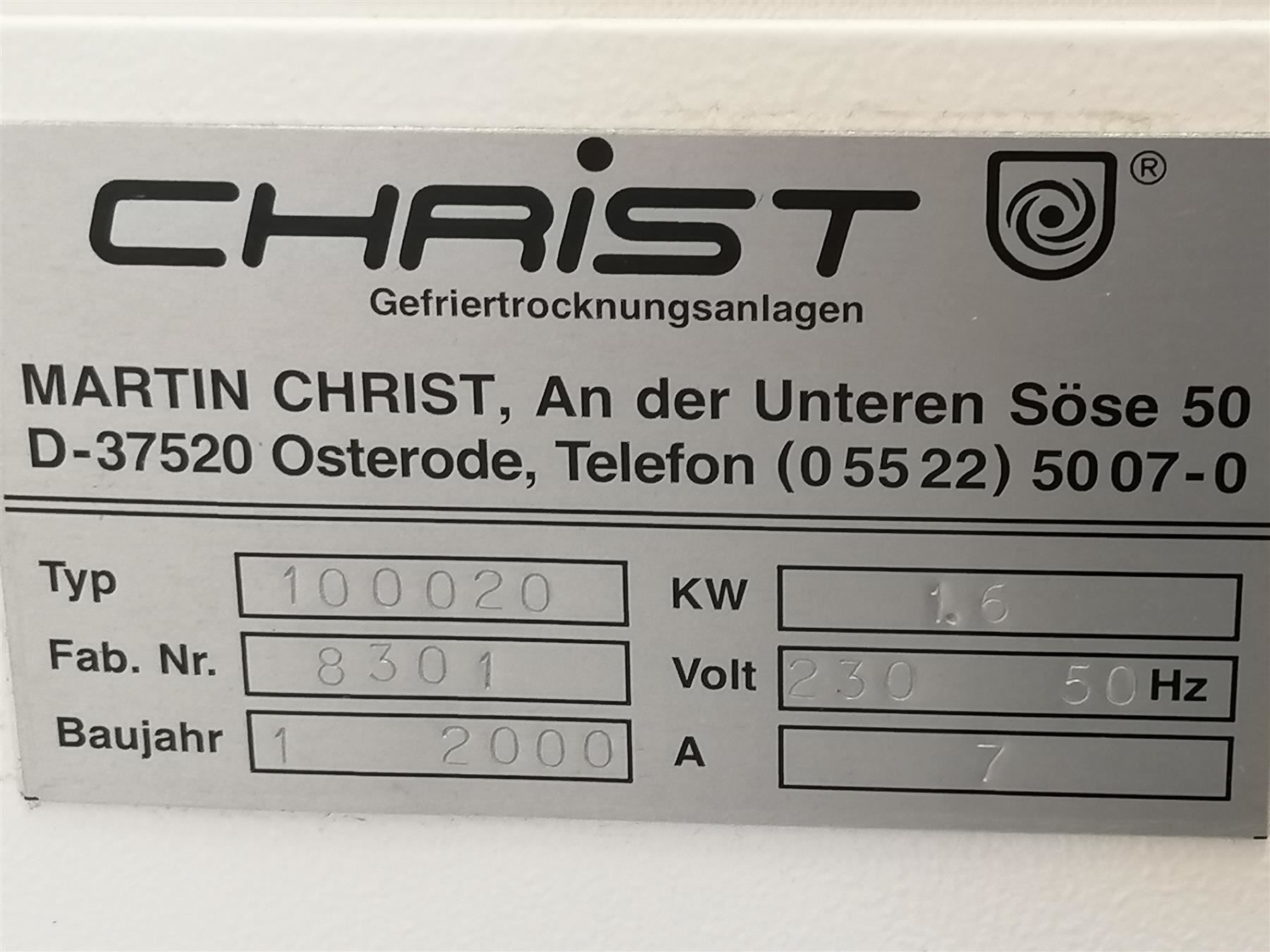 Accessori da laboratorio: CHRIST BETA-RVC - Gefriertrockner – Usato da Niederdorf venduto da LeptonAG_Labor 3