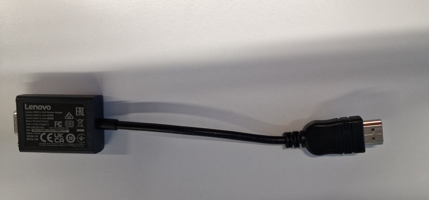 Adattatori: Lenovo HDMI to VGA – Usato da Gerlafingen venduto da dulifuli