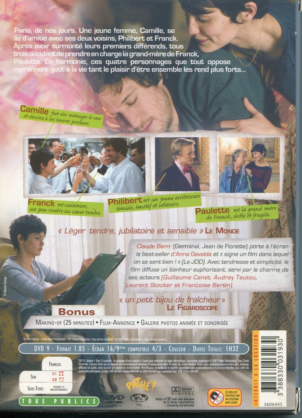 Tutti i DVDs: Ensemble, c'est tout !   DVD – Usato da Les Avants venduto da soyouz63 1