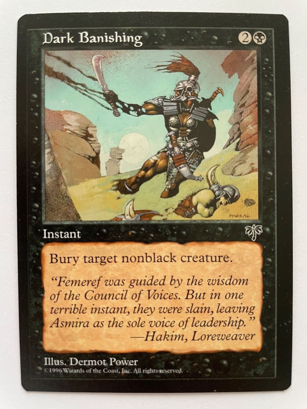 Cartoline: MTG - Dark Banishing – Usato da Zürich venduto da T_H_O_M_A_S