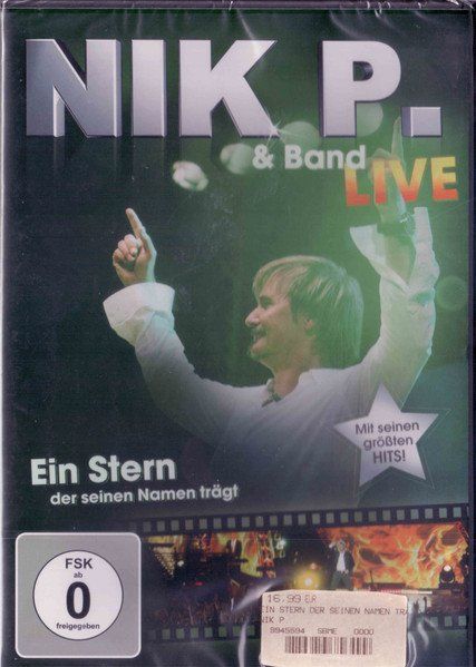 Tutti i DVDs: Nik P.: Nik P. und Band Live DVD – Nuovo e nell'imballaggio originale da Steinhausen venduto da Vilivinili
