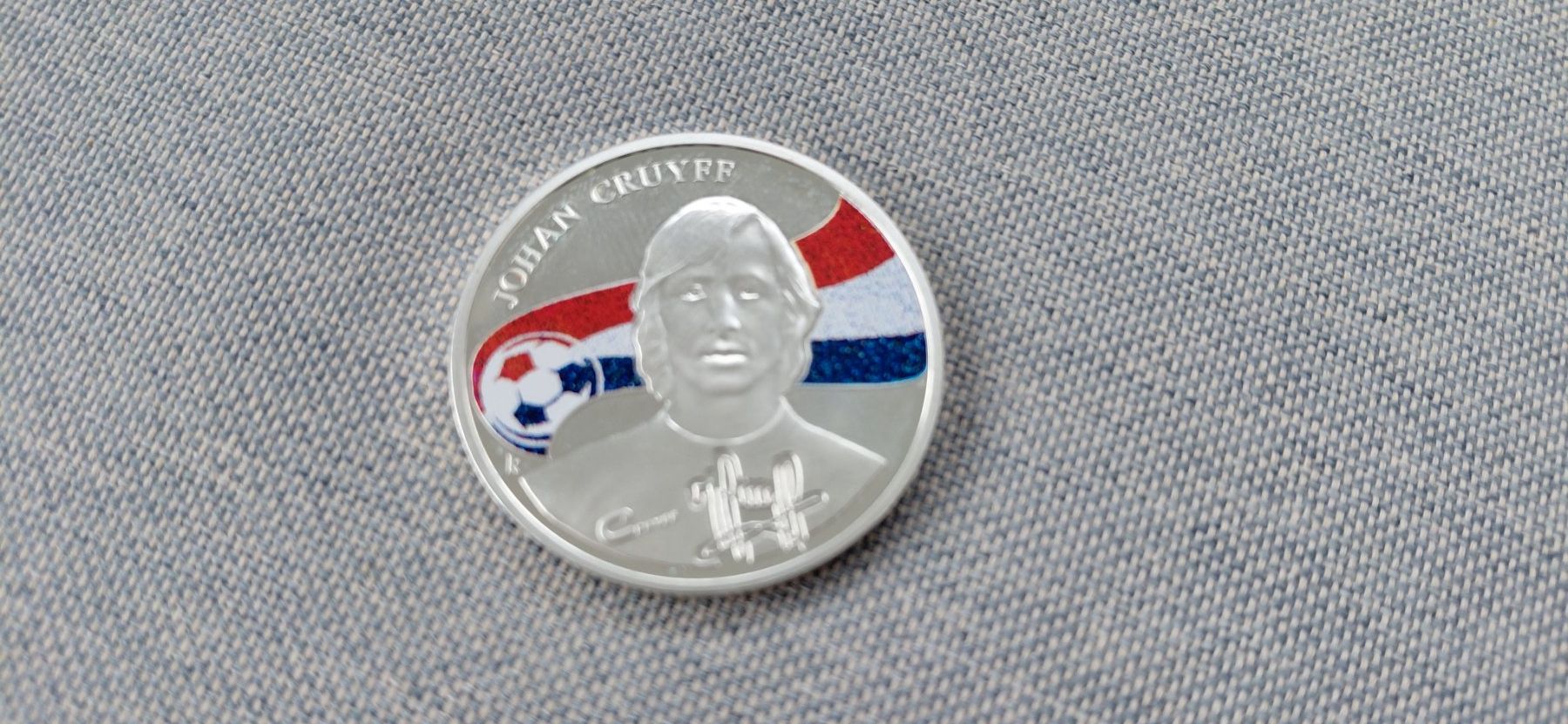 Alle Münzen: Münze Johan Cruijff – Gebraucht aus Schmerikon von Olympia04