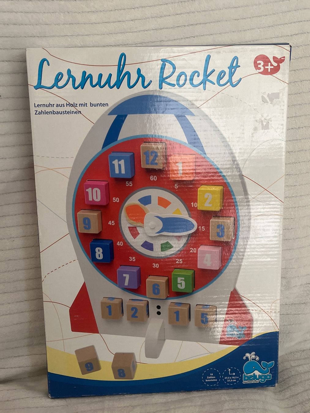 Spielzeuge: Holz Lernuhr Rocket – Neu und originalverpackt aus Oberegg von MZ_DiesundDas