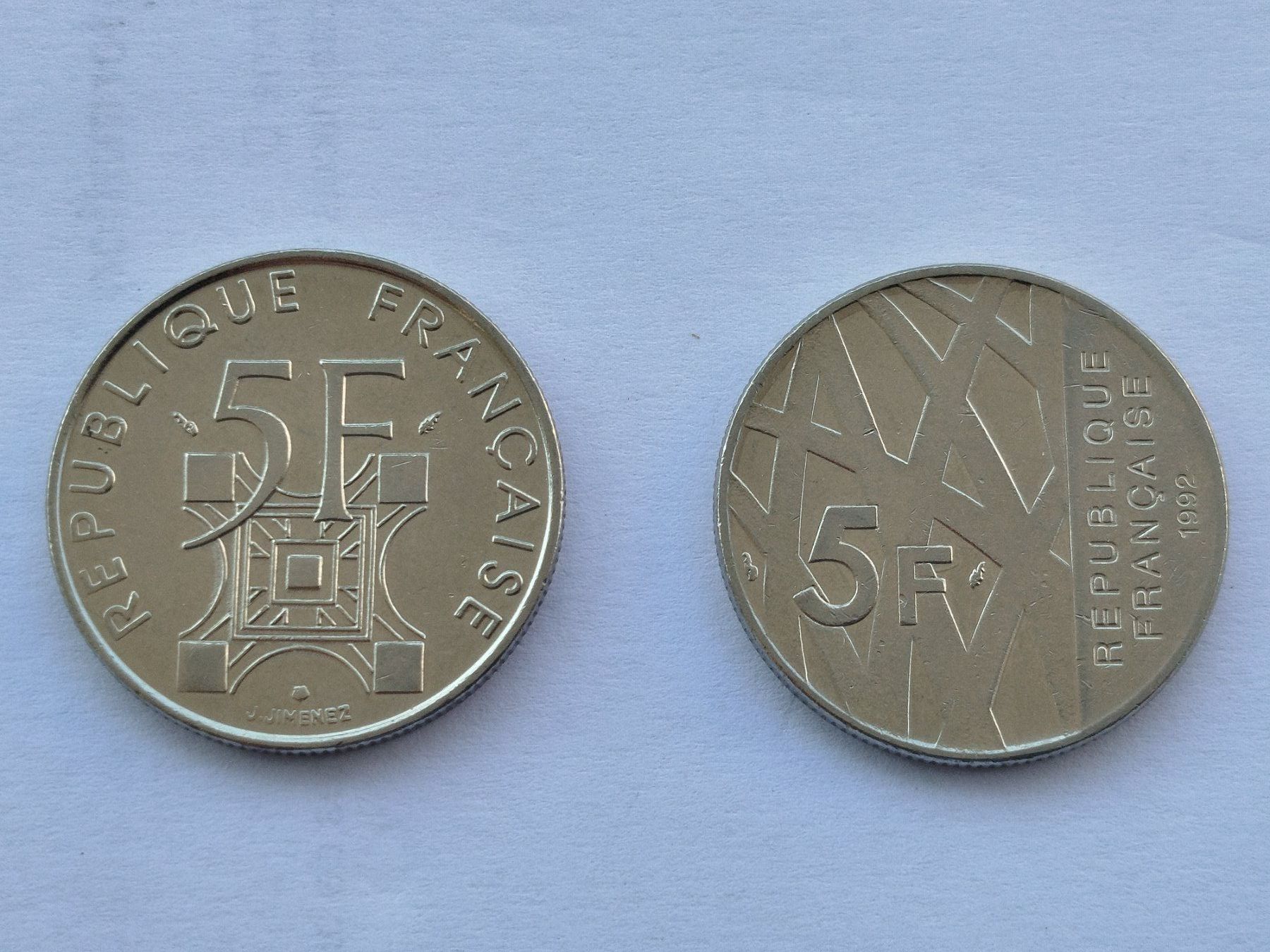 Toutes les monnaies: 4 X 5 FRANCS DIVERS – D'occasion à Wettingen par Colorup