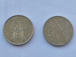 4 X 5 FRANCS DIVERS