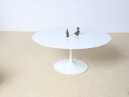 Eero Saarinen Tulip Couchtisch von Knoll | Weiss | Vintage