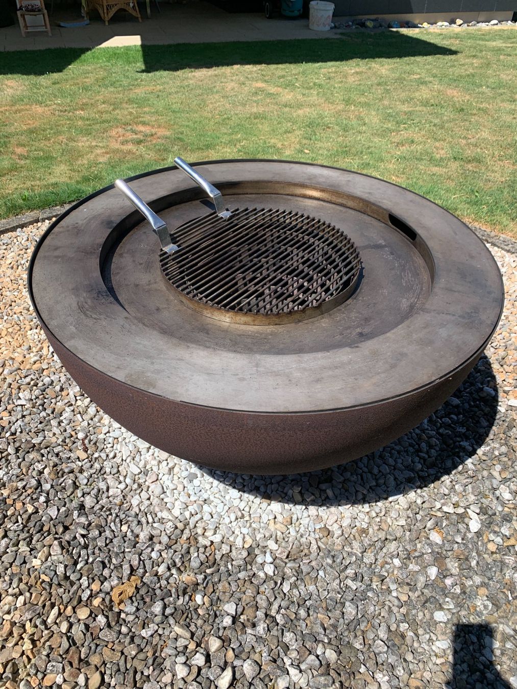 Cheminée d'extérieur: Grill-Feuerschale 100cm ***SCHNÄPPCHEN*** – D'occasion à Waldkirch par kanada015 3