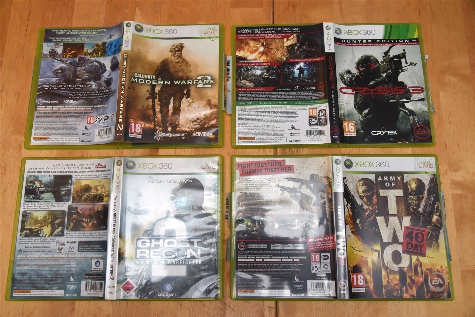 Spiele: Crysis 3 + Modern Warfare 2 + Ghost Recon + Arm – Gebraucht aus Frenkendorf von Fionchen