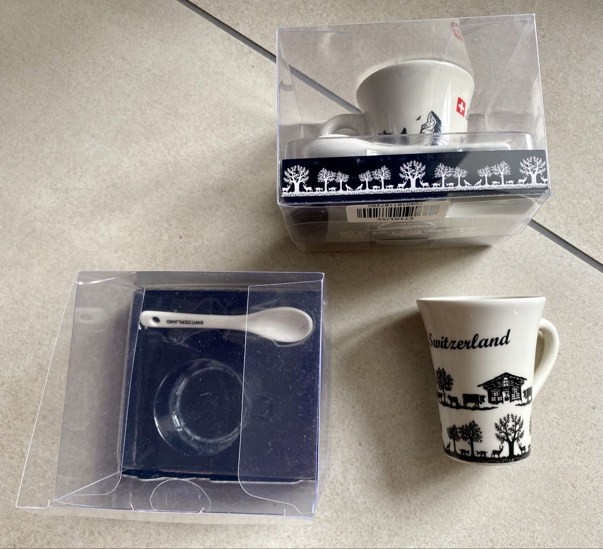 Tazze: ESPRESSOTASSEN SET INKL. LÖFFEL NEU – Nuovo e nell'imballaggio originale da Eglisau venduto da Lara0 1