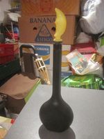Flasche schwarz/Verschluss mit Mond