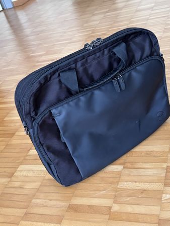 Schwarze Laptoptasche, ideal für Pendler, Top Zustand