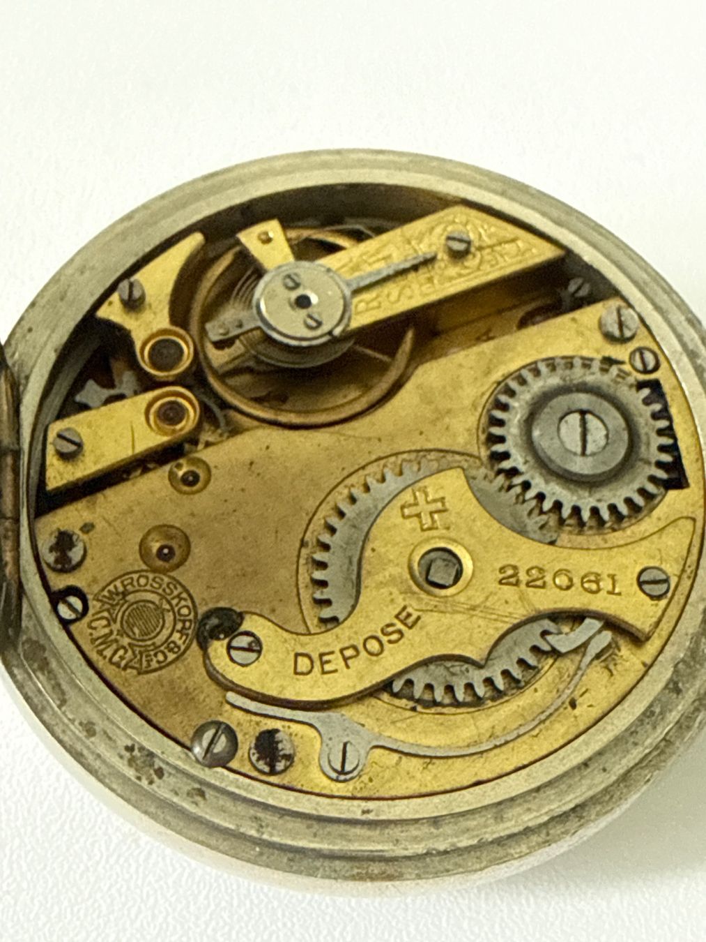 Roskopf Montres: Original Rosskopf Taschenuhr läuft – D'occasion à Stadel par amigo014 3