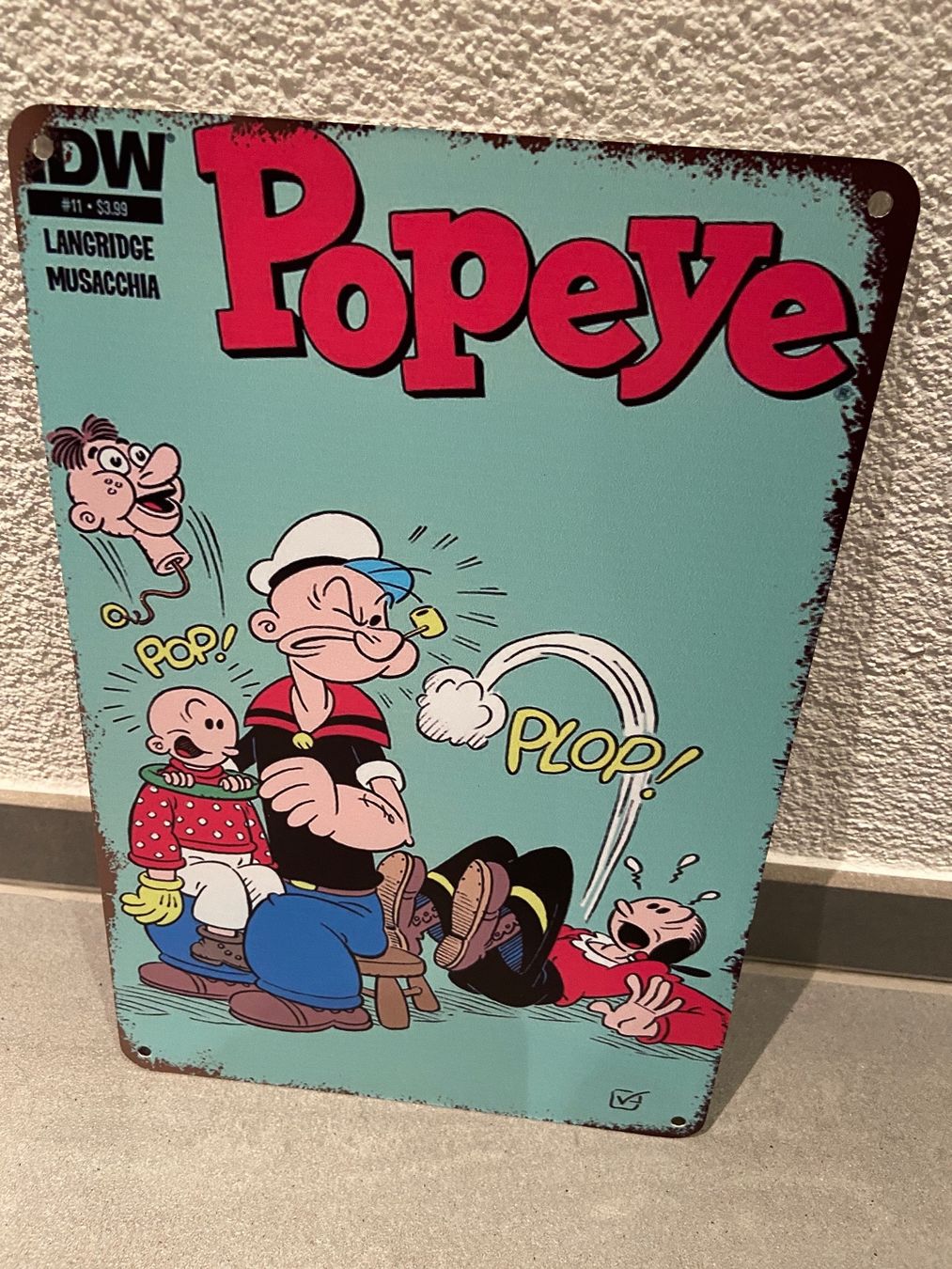 Schilder: SCHILD METALL POPEYE / DER RENNER/ NEU / 1 Pcs. – Neu und originalverpackt aus Seon von Aaargauer01 4