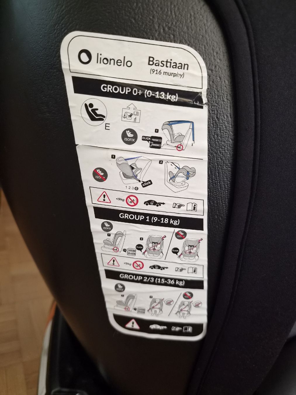 Auto-Kindersitze: Lionelo Kindersitz – Gebraucht aus Wallisellen von SinaLina85 2