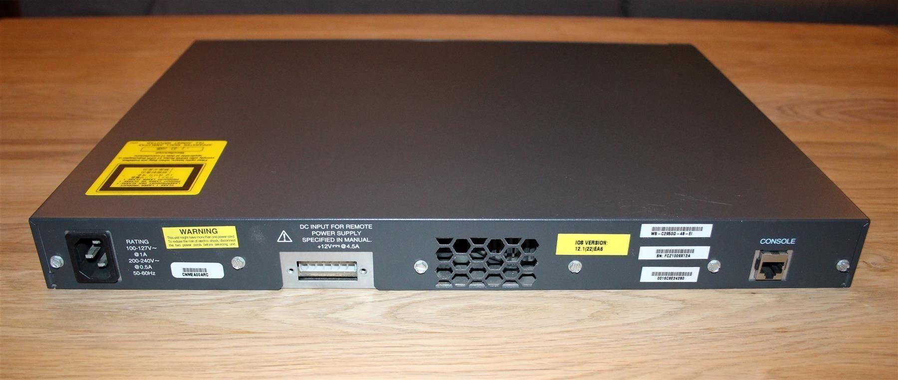 Cisco Hubs & Switches: Cisco Catalyst 2950 Series (48-Port) – Gebraucht aus Münchenbuchsee von Chaoo 1