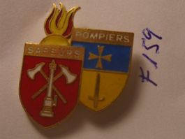 1 Feuerwehr Pin Sapeurs Pompiers Pin (F159)
